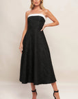Laura Textured Midi Dress