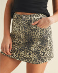 Layla Leopard Skirt