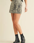 Layla Leopard Skirt