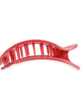 Round Flat Hair Clip | Large | Calming Coral