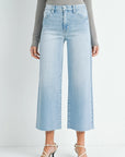 Scissor Cut Wide Leg Denim