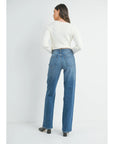 Lena Long Length Straight Denim