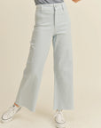 Wide Leg Denim Pants