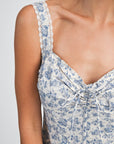 Ari Midi Length Dress with Lace Trim