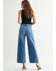 Scissor Cut Wide Leg Denim