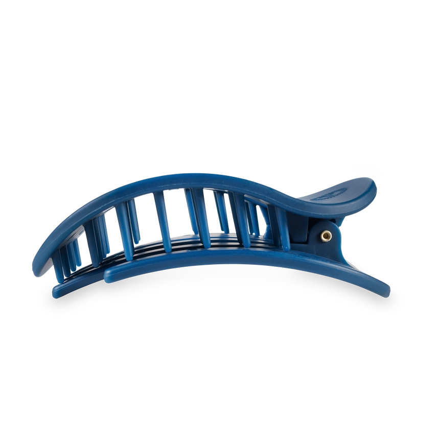 Large Round Flat Hair Clip Midnight Rain