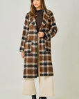 Eve Plaid Long Coat