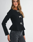 Bianca Sweater with Bow Details