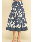Franca Floral Midi Skirt