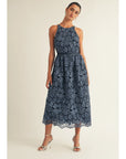 Natalie Lace Back Midi Dress