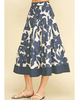 Franca Floral Midi Skirt