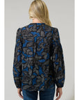 Jami Split Neck Poplin Top