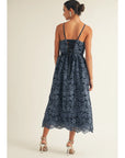 Natalie Lace Back Midi Dress