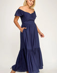 Freya Flutter Sleeve Midi Dress - Plus Size