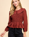 Nina Smocked Blouse