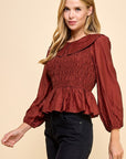 Nina Smocked Blouse