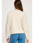 Eliza Embroidered Knit Cardigan