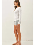 Rylan Ribbed Crewneck Top