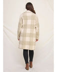 Cami Plaid Cardigan - Plus Size
