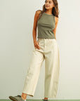 Melanie Mini Ribbed Knit Tank