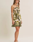 Brielle Beaded Halter Mini Dress