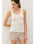 Maribel Textured Knit Tank