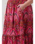 Amelia Floral Poplin Maxi Dress - Plus Size