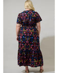 Palmer Midnight Poplin Maxi Dress - Plus Size