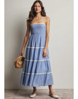 Sienna Smocked Tiered Maxi Dress
