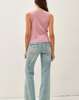 Veronica Soft Boatneck Sweater Tank