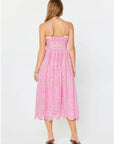 Emily Eyelet Cami Midi Dress