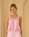 Montreal Lace Detail Tank Top