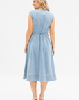 Soren Sleeveless Denim Dress