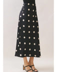 Paula Polka Dot Maxi Skirt
