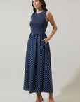 Isla Polka Dot Midi Dress