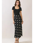 Paula Polka Dot Maxi Skirt