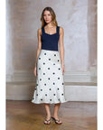 Quinn Polka Dot Midi Skirt