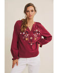Bella Embroidered Blouse