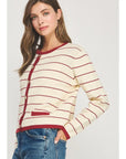 Darcie Striped Cardigan