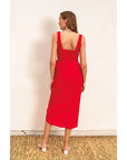 Havana Tulip Hem Wrap Dress