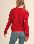 Cora Scalloped Edge Sweater