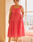 Ginger Gingham Tiered Dress - Plus Size