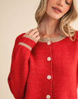 Lauren Two Tone Cardigan