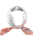 Vivienne Floral Square Satin Scarf