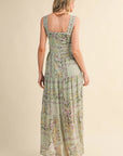 Rosalee Ric Rac Trim Maxi Dress