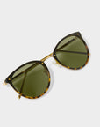 Santorini Sunglasses in Black Tortoiseshell