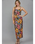 Freya Floral Sequin Midi Dress