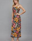 Freya Floral Sequin Midi Dress