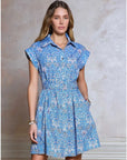 Baylor Button-Down Shirt Midi Dress