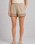 Sophie Scallop Hem Shorts